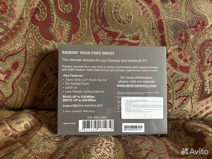 SSD диск AMD 240gb