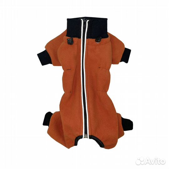 Флисовый комбинезон-толстовка для собак (р25-70)