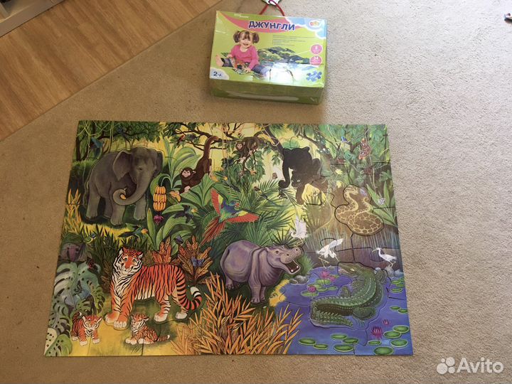 Пазлы для малышей пакетом