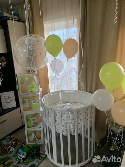 Детская кроватка круглая