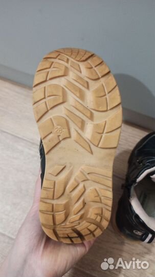 Ботинки демисезонные для девочки 28 размер