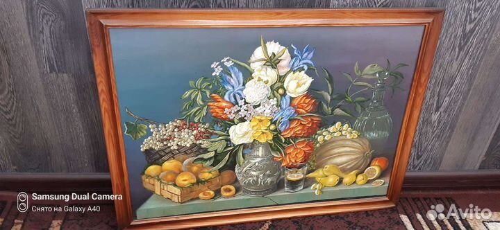 Картина маслом на холсте натюрморт