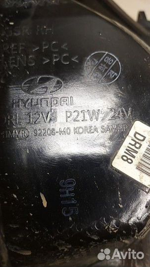 Фара противотуманная правая Hyundai Creta