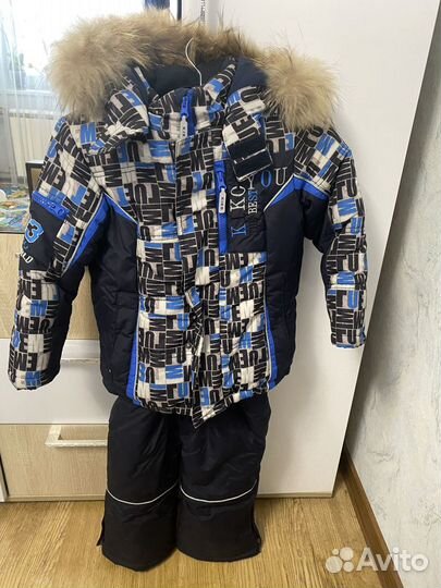 Зимний костюм для мальчика 104(+6)