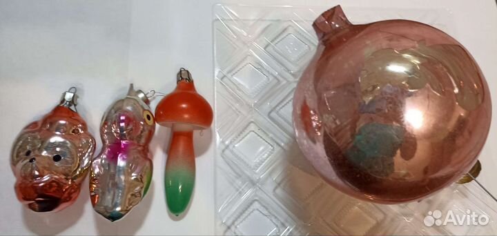 Елочные игрушки СССР в реставрацию