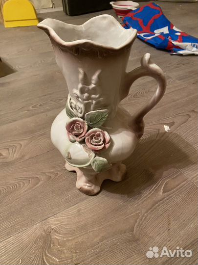 Кувшин ваза керамический