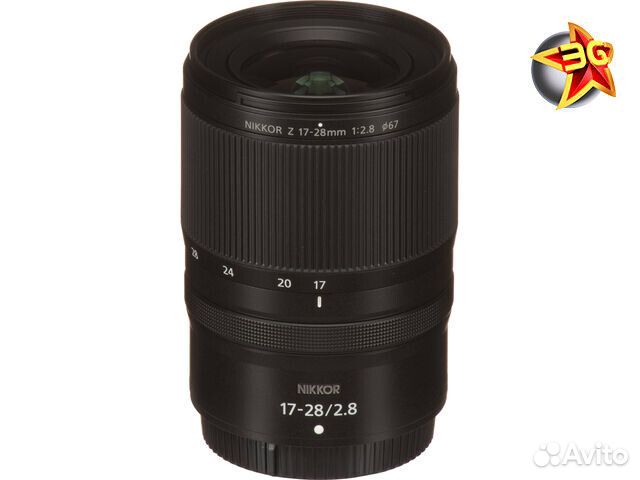 Объектив Nikon 17-28mm f/2.8 Nikkor Z Black