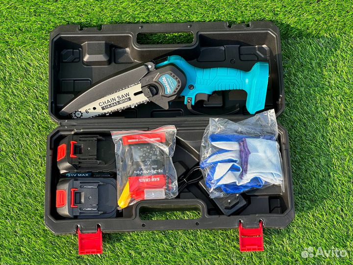 Цепная мини пила кусторез makita