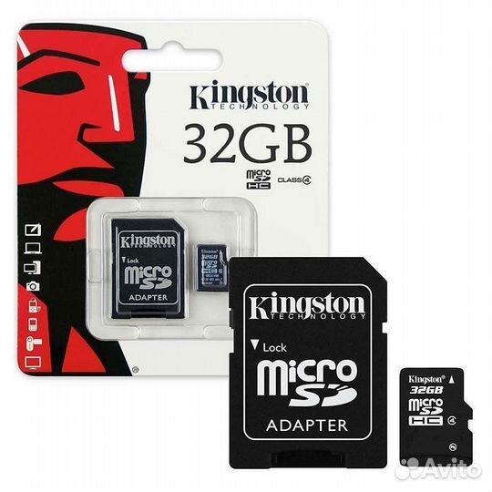 Карта памяти MicroSD 32гб