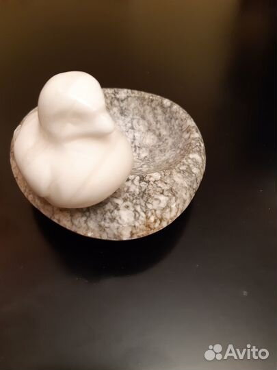 Антикварная пепельница 50-х годов, камень, мрамор