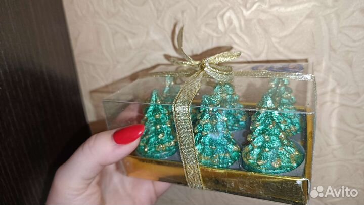 Свечи новогодние