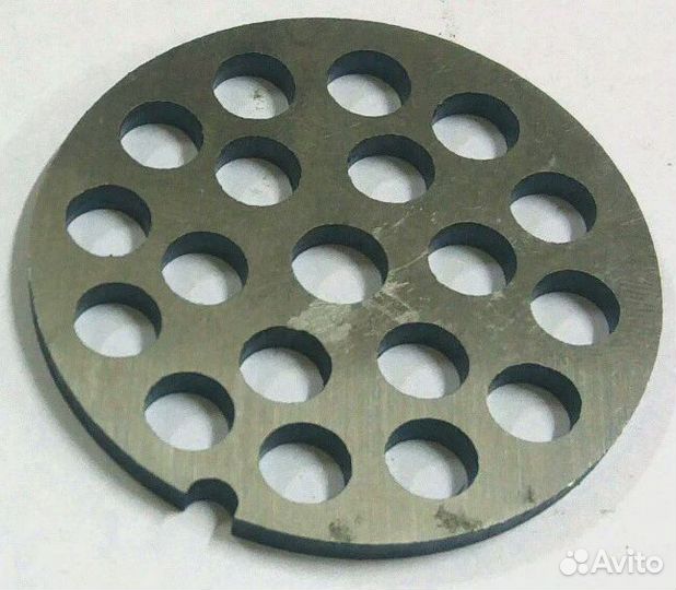 Решетка мясорубки Помощница D53,5mm h3mm, отв.-7.2