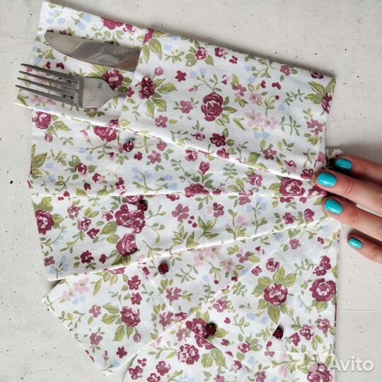 Кармашки для сервировки, столовый набор 6 шт