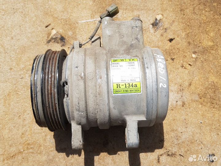 Компрессор кондиционера Chevrolet Aveo 1.2