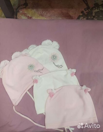 Шапочки для двойни 0-2