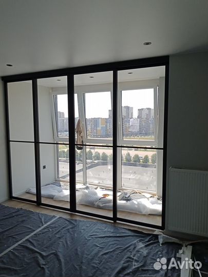 Двери перегородки межкомнатные раздвижные