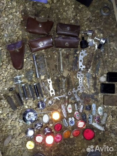 Велосипед СССР шильдик катафот подсумок зеркало