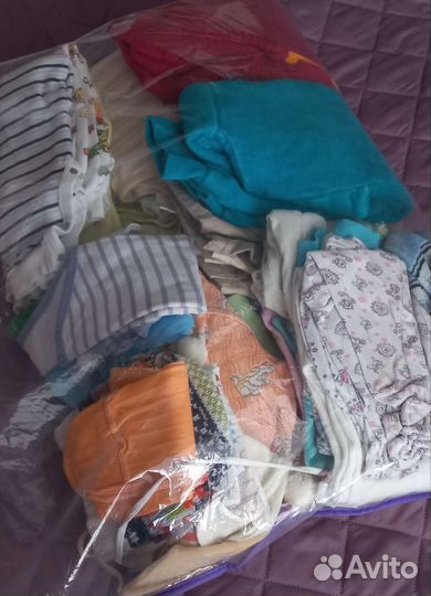 Детские вещи пакетом 0-6