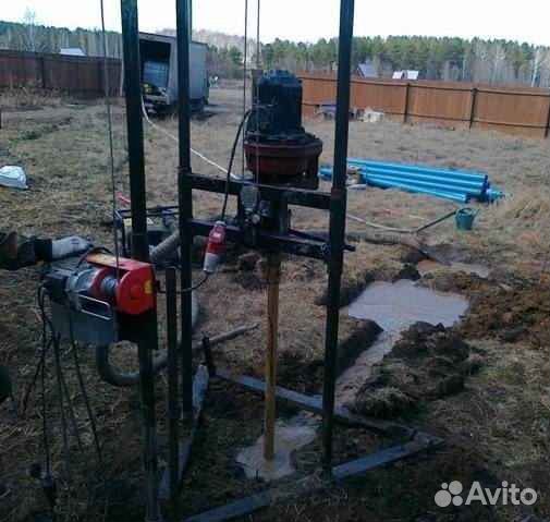 Бурение скважин малогабаритной установкой