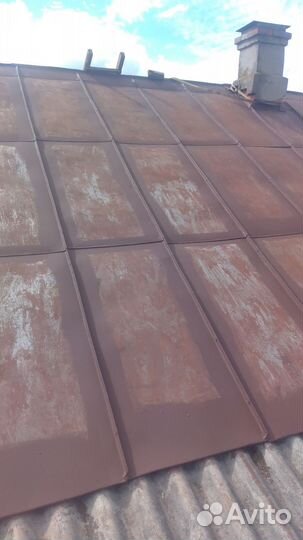 Покраска крыш,домов,заборов