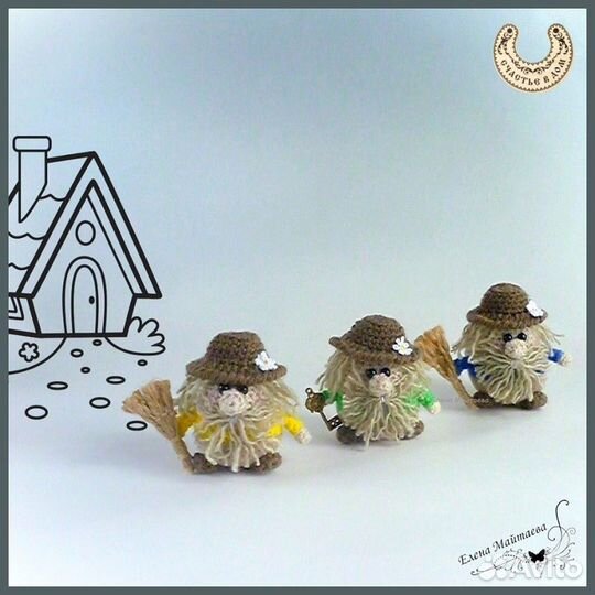 Вязаные игрушки ручной работы