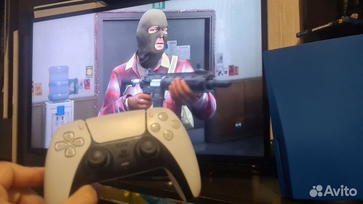 Игровая приставка ps5 с дисководом+2геймпада