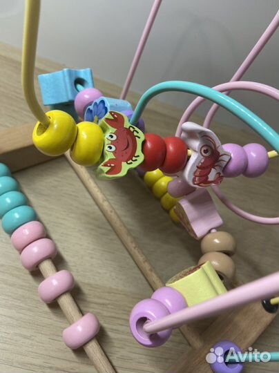 Лабиринт деревянный со счетами