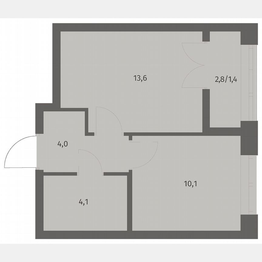 1-к. квартира, 33,2 м², 3/11 эт.
