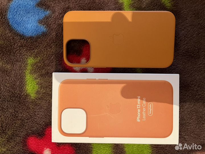 Чехол на iPhone 13 mini кожа Apple new