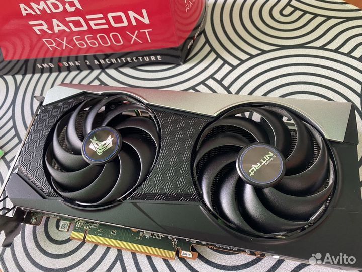 Видеокарта sapphire rx 6600 xt nitro +