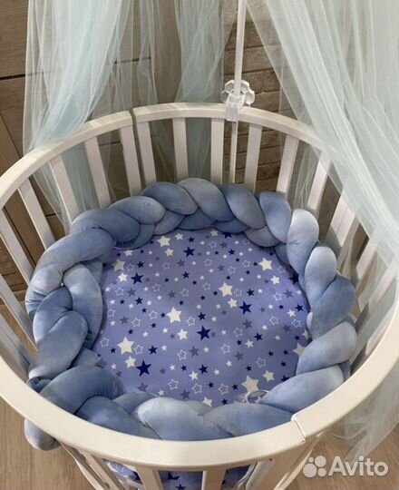 Бортик косичка