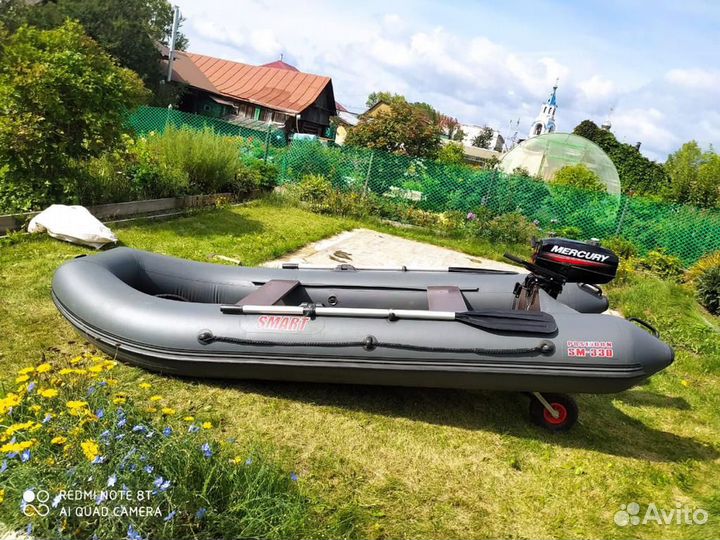 Лодка Посейдон и мотор 2-хтактный Меркури