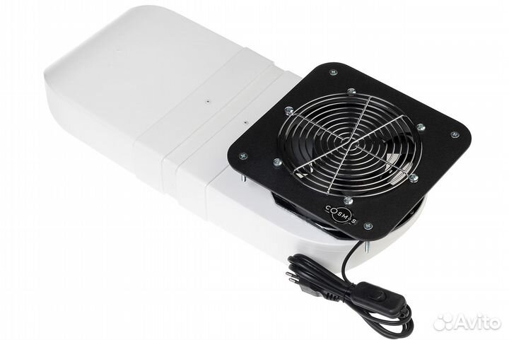 Пылесос для маникюра встроенный Nail Cosmos черный