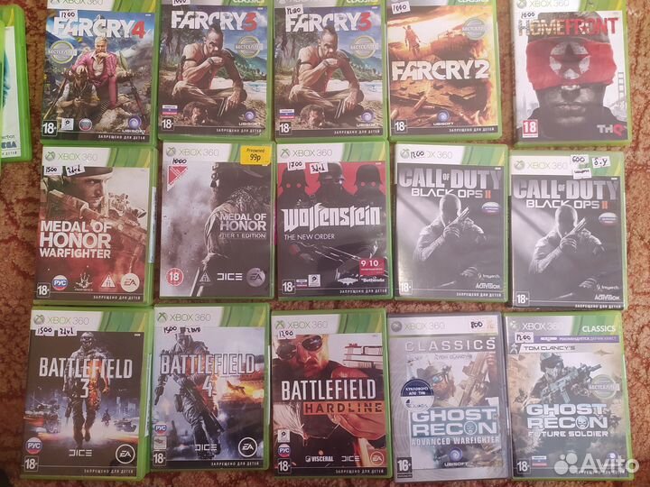Игры для xbox360 лицензия б.у. продам или обменяю