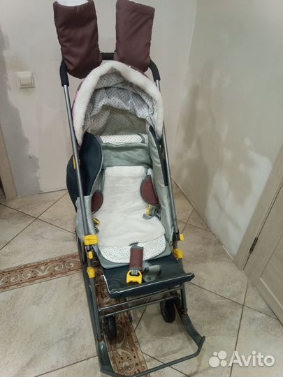 Детские санки коляска ника