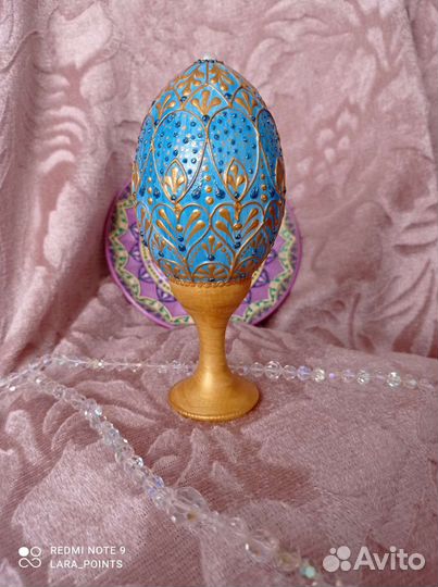Сувенирное пасхальное яйцо большое