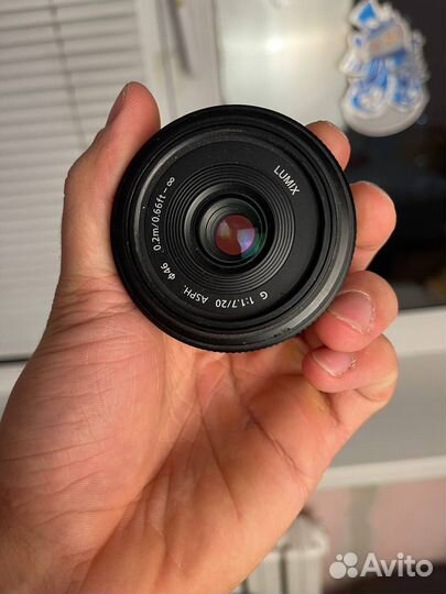 Обьектив Panasonic Lumix G 20mm f/1.7