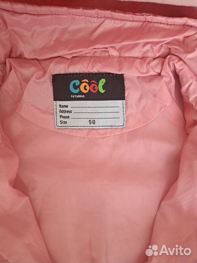 Куртка весна осень для девочки 98