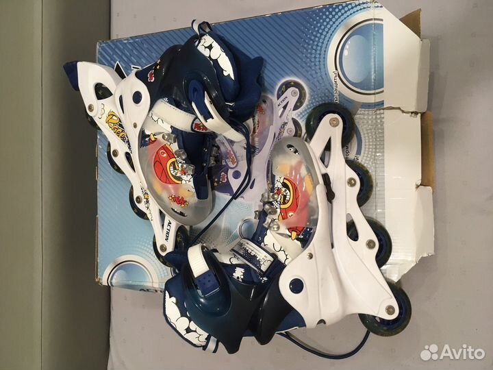 Роликовые коньки детские размер 34-37