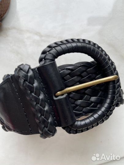 Ремень кожа, замша (Massimo Dutti, Lichi