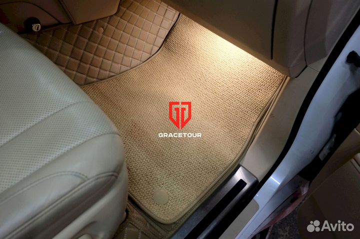 3D коврики из экокожи Lexus