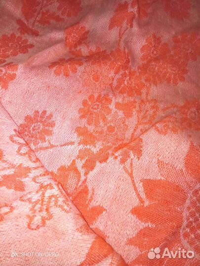 Отрез ткани Лен с добавлением хлопка СССР