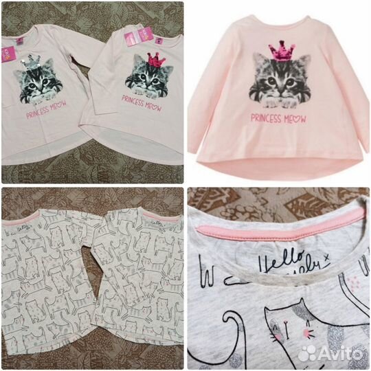 Новая фирменная одежда для девочек двойняшек