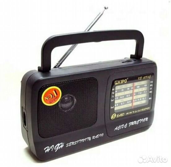 Радиоприемник kipo KB-409 AC черный