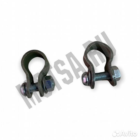 Клеммы аккумулятора стальные с болтом