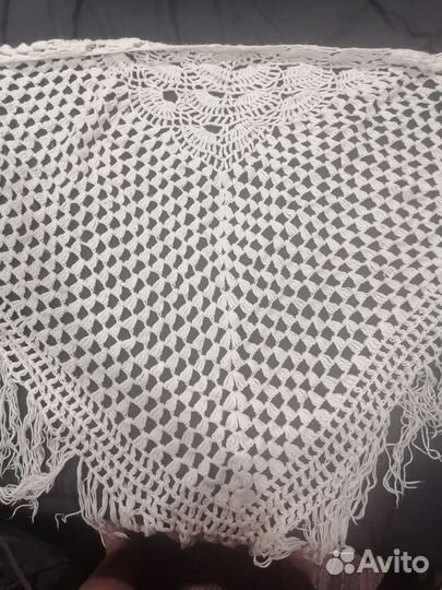 Платок шаль ручной работы