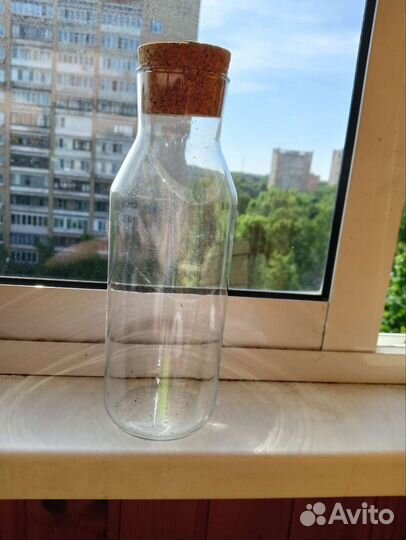 Стеклянная бутылка 1 л