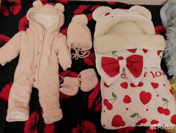 Детский набор на выписку зимний