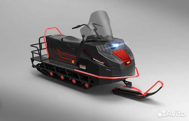 Снегоход Promax Snowbear V3 650 2T PRO красно-черн