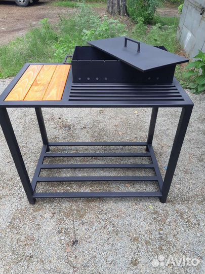 Мангал в стиле лофт